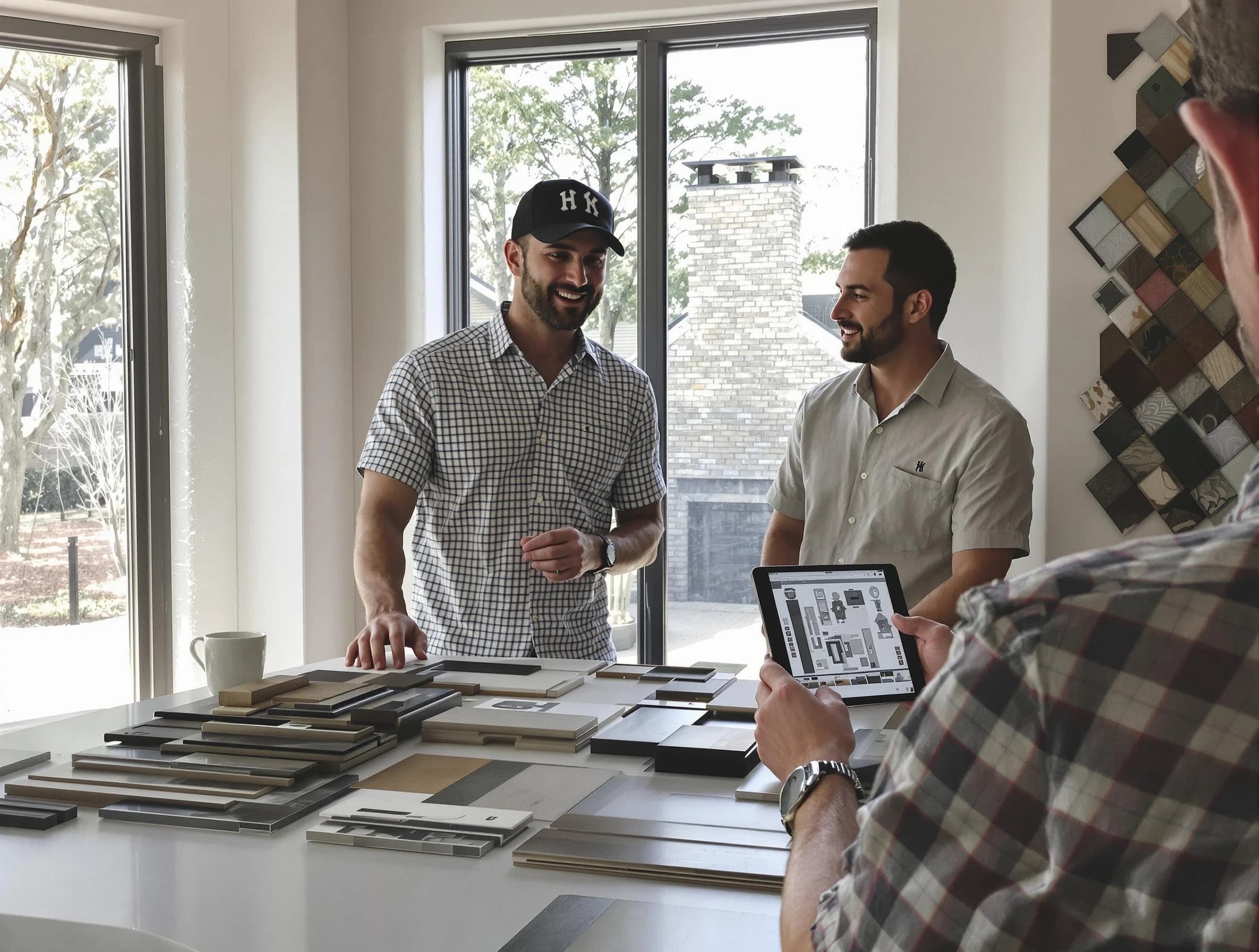 Kennedy Chimney Sweep remodeling a chimney and fireplace in Kennedy, PA