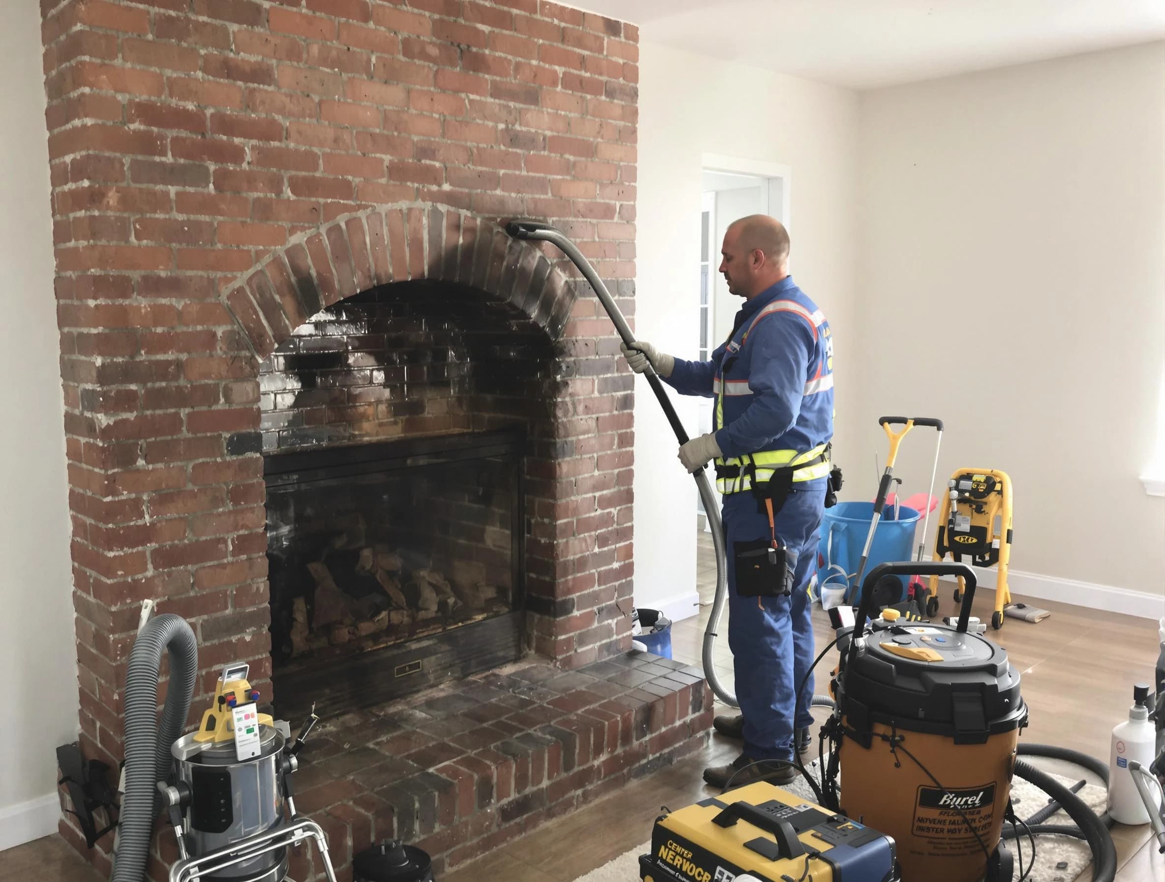 Kennedy Chimney Sweep expert performing detailed chimney sweep in Kennedy, PA