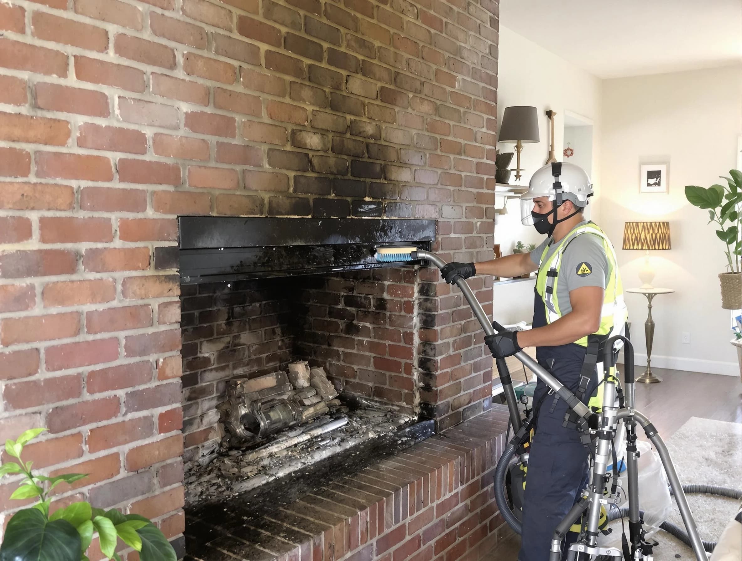 Kennedy Chimney Sweep providing fireplace cleaning services in Kennedy, PA