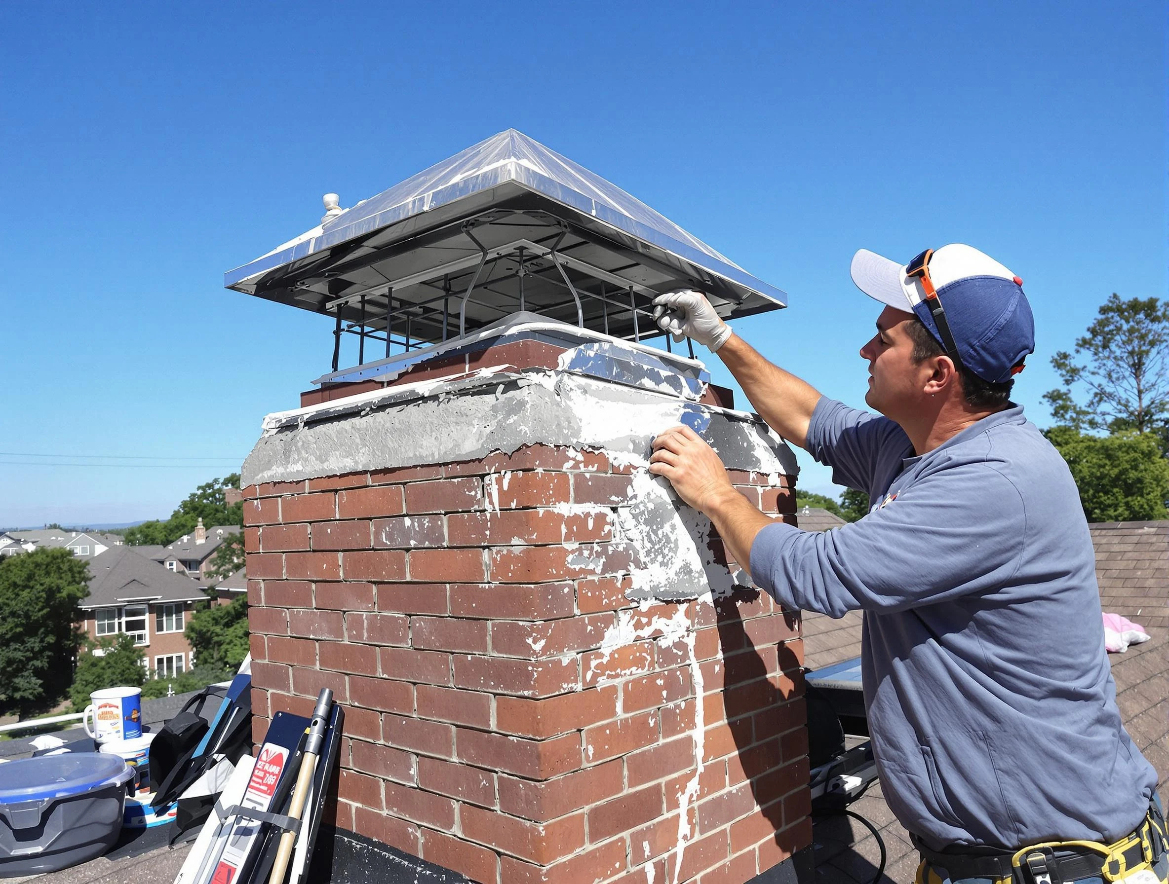 Chimney Crown Services service in Kennedy, PA