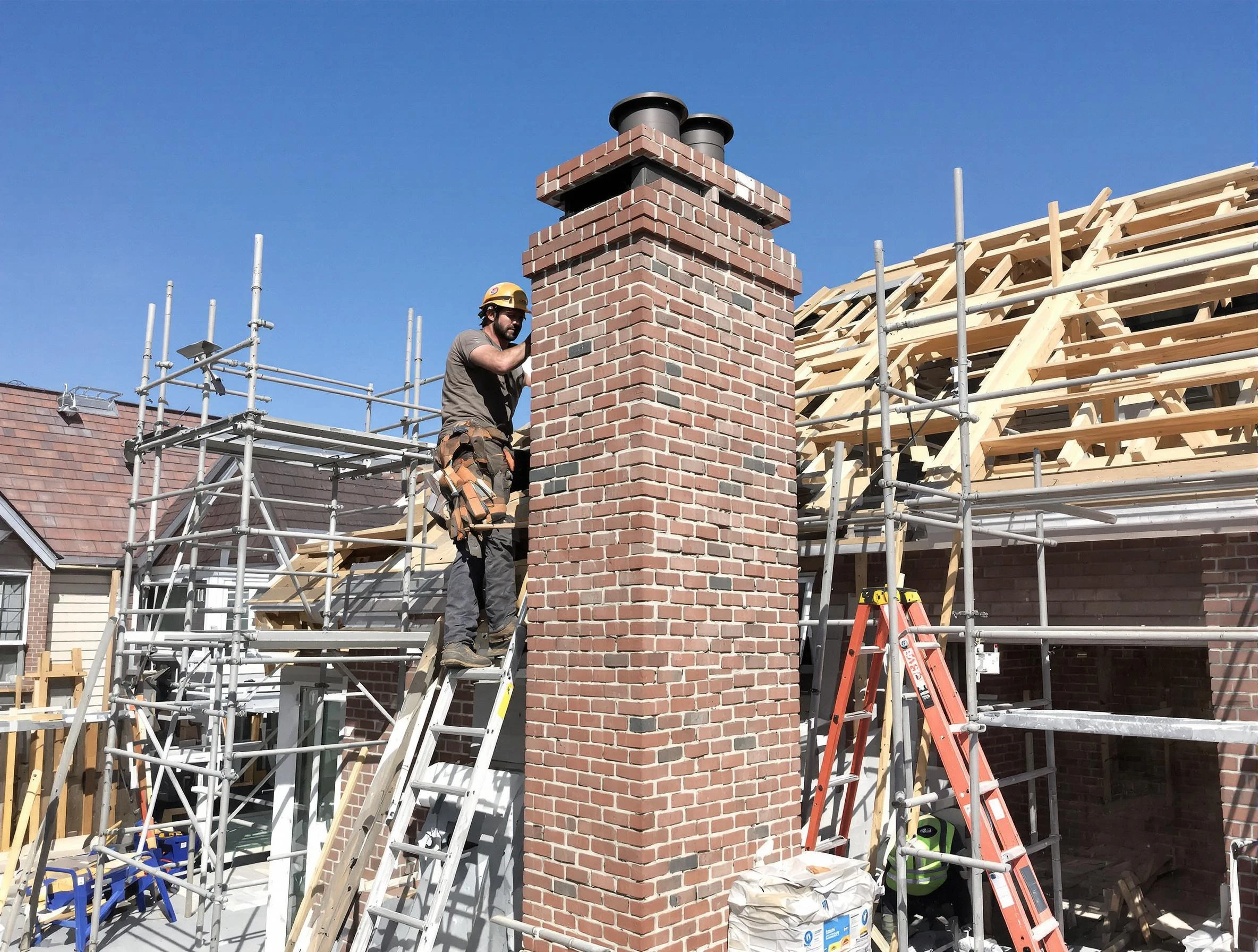 New chimney installation completed by Kennedy Chimney Sweep in Kennedy, PA