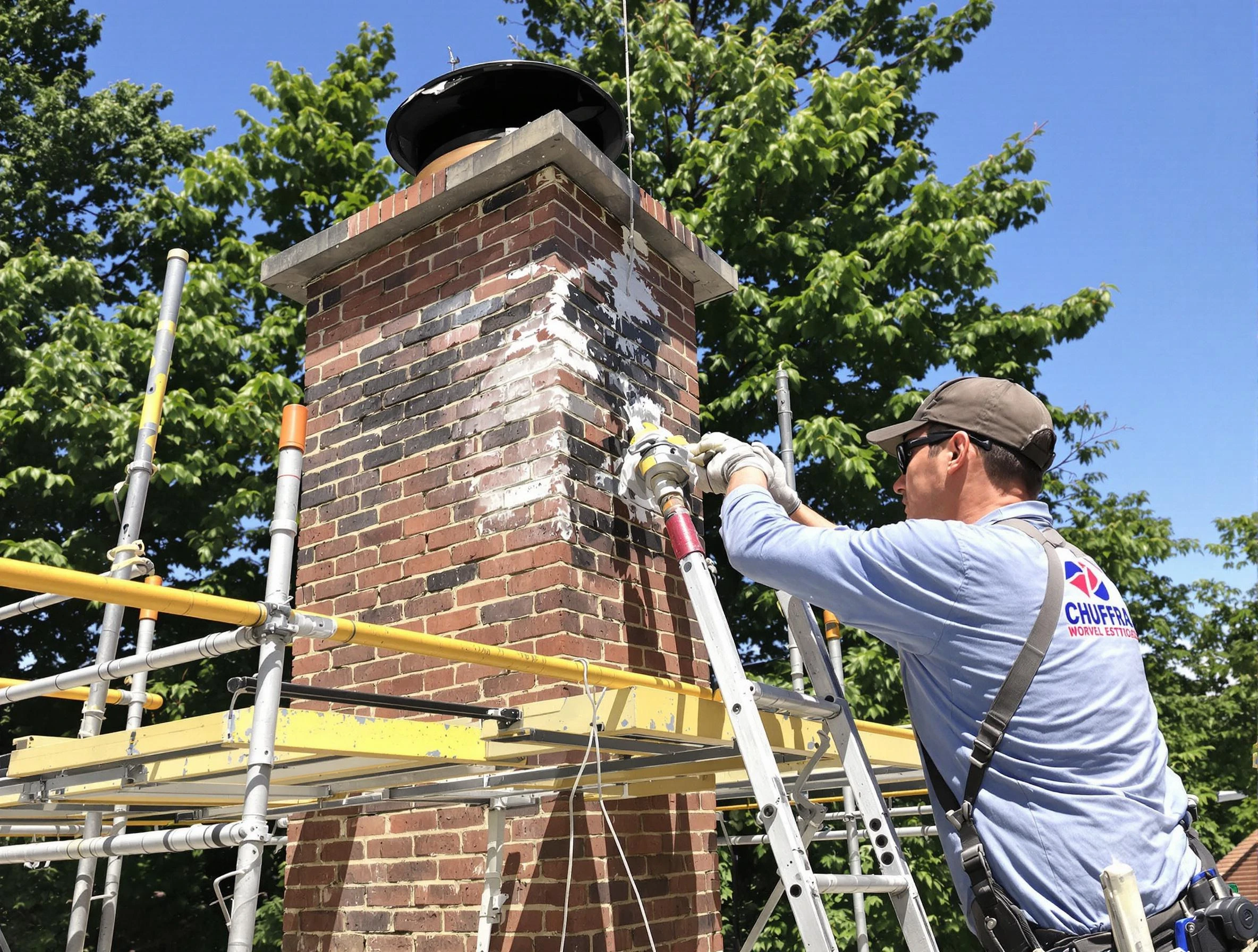 Structural chimney repair by Kennedy Chimney Sweep in Kennedy, PA