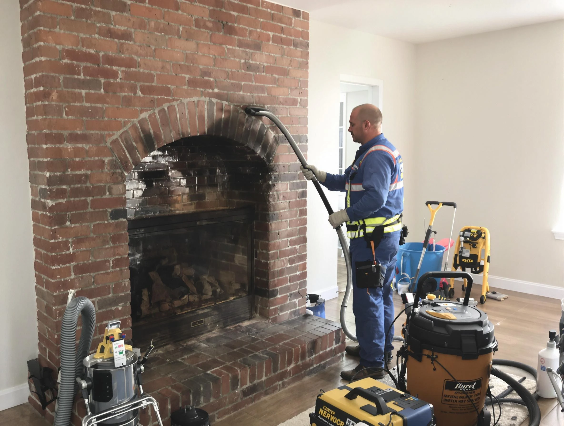 Kennedy Chimney Sweep expert performing detailed chimney sweep in Kennedy, PA
