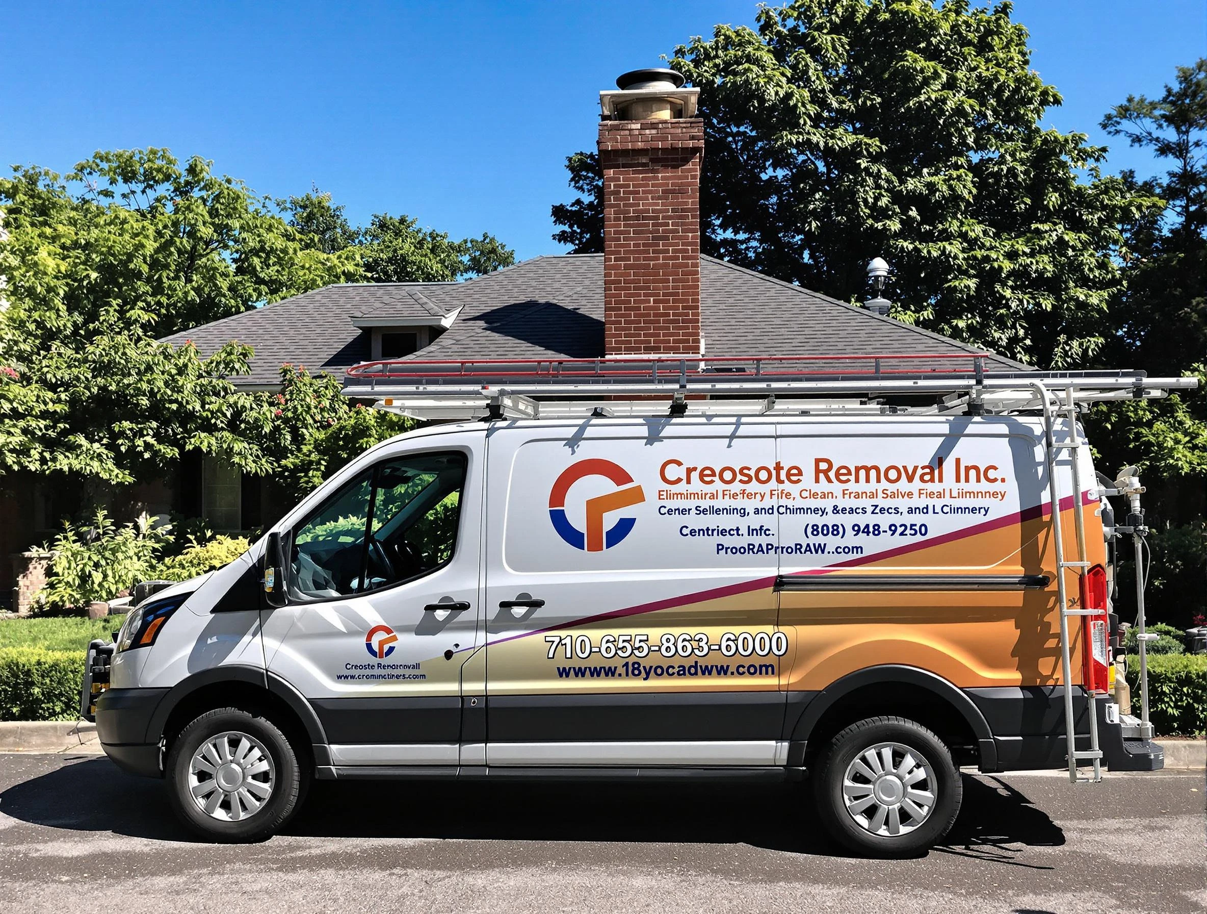 Kennedy Chimney Sweep technician removing creosote safely in Kennedy, PA